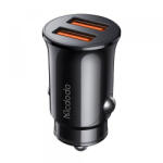 Mcdodo Incarcator Auto McDodo CC-6602, 12W, 2.4A, 2 x USB-A, Negru