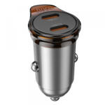 hoco. Incarcator Auto HOCO NZ16B, 45W, 3A, 2 x USB-C, Gri