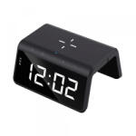 Havit Ceas Digital HAVIT W320 cu Incarcare Wireless QI, Negru