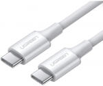 UGREEN Cablu Date si Incarcare USB-C - USB-C UGREEN US300, 100W, 2m, Alb - koubsolutions