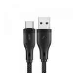 ACEFAST Cablu Date si Incarcare USB-A - USB-C Acefast C8-04, 18W, 1.2m, Negru - koubsolutions