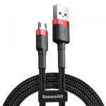 Baseus Cablu Date si Incarcare USB-A - microUSB Baseus Cafule, 18W, 2m, Rosu