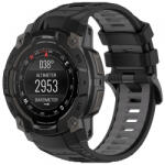 Techsuit Curea Techsuit W077 pentru Garmin Instinct 3 50mm Solar / Instinct 3 50mm, Neagra Gri - koubsolutions