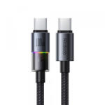 Mcdodo Cablu Date si Incarcare USB-C - USB-C McDodo CA-8200 Colorful, 100W, 1.2m, Negru - koubsolutions