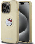 Hello Kitty Husa MagSafe pentru Apple iPhone 15 Pro, Hello Kitty, Kitty Head, Aurie