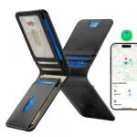 ESR Portofel ESR Classic Geo Carbon cu functie Find My si Protectie RFID, Negru - koubsolutions