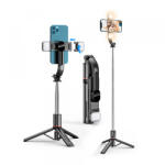 Techsuit Selfie Stick Bluetooth Techsuit L13d, Universal, Negru