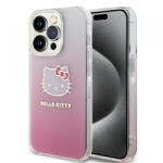 Hello Kitty Husa pentru Apple iPhone 14 Pro, Hello Kitty, IML Gradient Electrop Kitty Head, Roz