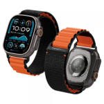 Spigen Curea Spigen WBF1 pentru Apple Watch 49mm / 46mm / 45mm / 44mm Series, Neagra Portocalie AMP10145 - koubsolutions