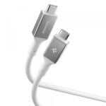 Spigen Cablu Date si Incarcare USB-C - USB-C Spigen EB10020CC, 100W, 2m, Alb ACA08775 - koubsolutions