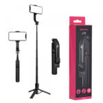 Techsuit Selfie Stick Bluetooth Techsuit L12, Universal, Negru