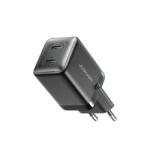 JOYROOM Incarcator Retea Joyroom JR-TCG17, 45W, 3A, 2 x USB-C, Negru