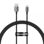 Baseus Cablu Date si Incarcare USB-A - USB-C Baseus Superior Series, 100W, 1m, Negru