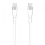 Setty Cablu Date si Incarcare USB-C - USB-C Setty, 60W, 1m, Alb