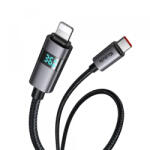 Mcdodo Cablu Date si Incarcare USB-C - Lightning McDodo CA-6570 Display, 36W, 1.2m, Negru - koubsolutions
