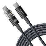 Baseus Cablu Date si Incarcare USB-C - USB-C Baseus Display 2, 100W, 2m, Negru P10377706123-00