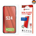 Displex Folie de protectie Ecran Displex Premium pentru Samsung Galaxy S24 S921, Sticla Securizata, Full Glue