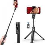 Techsuit Selfie Stick Bluetooth Techsuit K22, Universal, Negru