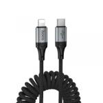 hoco. Cablu Date si Incarcare USB-C - Lightning HOCO X121, 27W, 1.5m, Negru