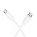 hoco. Cablu Date si Incarcare USB-C - USB-C HOCO X124, 60W, 1m, Alb