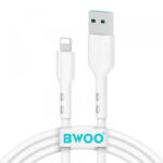 BWOO Cablu Date si Incarcare USB-A - Lightning BWOO X172L, 15W, 1m, Alb - koubsolutions
