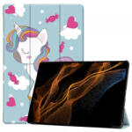 Techsuit Husa pentru Samsung Galaxy Tab S10 Ultra / Tab S9 Ultra / Tab S8 Ultra, Techsuit, FoldPro Unicorn, Multicolor