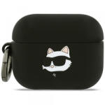 Karl Lagerfeld Husa Karl Lagerfeld Silicone Choupette's Head 3D pentru Apple AirPods Pro 3, Neagra - koubsolutions