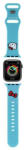 Hello Kitty Curea Hello Kitty Silicone Kitty Head pentru Apple Watch 42mm / 41mm / 40mm / 38mm Series, Albastra