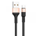 hoco. Cablu Date si Incarcare USB-A - USB-C HOCO X26 Xpress, 18W, 1m, Auriu