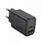 hoco. Incarcator Retea HOCO N61, 20W, 3A, 1 x USB-A - 1 x USB-C, Negru - koubsolutions