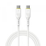 WIWU Cablu Date si Incarcare USB-C - USB-C WiWu Wi-C034, 60W, 1.2m, Alb - koubsolutions