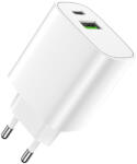 Forever Incarcator Retea Forever LS-04, 20W, 3A, 1 x USB-A - 1 x USB-C, Alb - koubsolutions