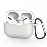 Techsuit Husa Techsuit Silicone Case pentru Apple AirPods Pro 3, Gri Deschis