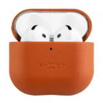 Fixed Husa Fixed PodsLeather pentru Apple AirPods 4, Maro