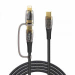 Lito Cablu Date si Incarcare USB-C - Lightning / USB-C Lito LD12, 60W, 1.2m, Negru - koubsolutions