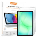Techsuit Folie de protectie Ecran Techsuit ArmorGlass CrystalHD pentru Samsung Galaxy Tab A11+ / Tab A9+, Sticla Securizata, Full Glue, Set 2 bucati - koubsolutions