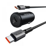 Mcdodo Incarcator Auto Cu Cablu USB-C McDodo CC-7493 Obsidian, 30W, 3A, 1 x USB-C, Negru