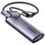 UGREEN Adaptor Audio si Video USB-A / USB-C - HDMI UGREEN CM629 (15389), Gri - koubsolutions