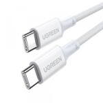 UGREEN Cablu Date si Incarcare USB-C - USB-C UGREEN US557 (15267), 100W, 1m, Alb - koubsolutions