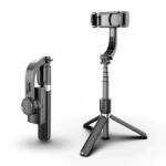 Techsuit Selfie Stick Bluetooth Techsuit L08, Universal, Negru