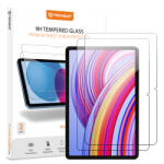 Techsuit Folie de protectie Ecran Techsuit ArmorGlass CrystalHD pentru Xiaomi Redmi Pad Pro / Pad Pro 5G / Poco Pad, Sticla Securizata, Full Glue, Set 2 bucati - koubsolutions