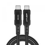 ACEFAST Cablu Date si Incarcare USB-C - USB-C Acefast C4-03, 100W, 2m, Negru