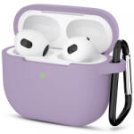 Techsuit Husa Techsuit Silicone pentru Apple AirPods 3, Mov - koubsolutions