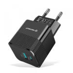 Techsuit Incarcator Retea Techsuit CHPD216 Tiny, 25W, 3A, 1 x USB-A - 1 x USB-C, Negru - koubsolutions