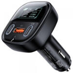 ACEFAST Incarcator Auto Acefast B5 Display, 101W, 5A, 1 x USB-A - 2 x USB-C, Negru