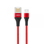 XO Design Cablu Date si Incarcare USB-A - microUSB XO Design NB118, 18W, 1m, Rosu