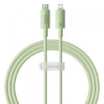 Baseus Cablu Date si Incarcare USB-C - Lightning Baseus Habitat, 20W, 2m, Verde P10360201631-01