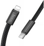 hoco. Cablu Date si Incarcare USB-C - Lightning HOCO X125, 30W, 1m, Negru