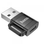 hoco. Adaptor Date si Incarcare USB-C - USB-A HOCO UA31D, Negru - koubsolutions