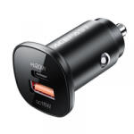ACEFAST Incarcator Auto Acefast B1, 38W, 3A, 1 x USB-A - 1 x USB-C, Negru